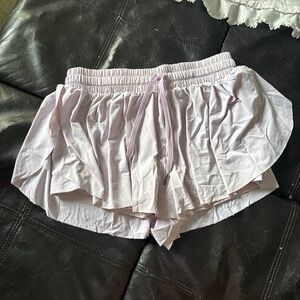 Women's Light Purple Shorts